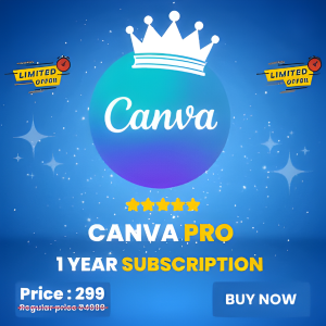 Canva Pro ( 1 Year Subscription)