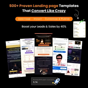 500+ Proven Landing Page Bundle